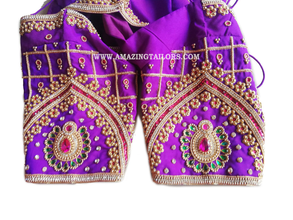 Aari Work Blouse Bridal Blouse Embroidery Work Maggam Work Blouse Amazing Tailors